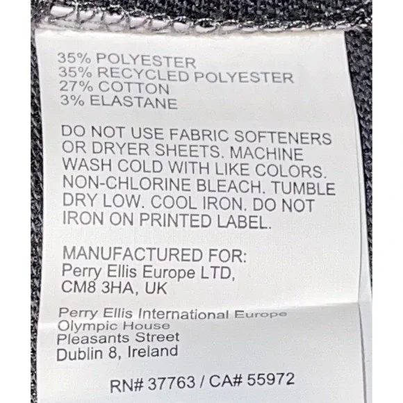 PGA Tour Men's Golf Polo‎ Shirt Eco Focused Print Gray Short Sleeve Large - Picture 5 of 8